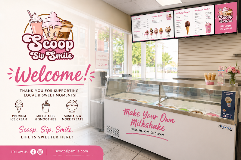 Ice Cream - Scoop Sip Smile