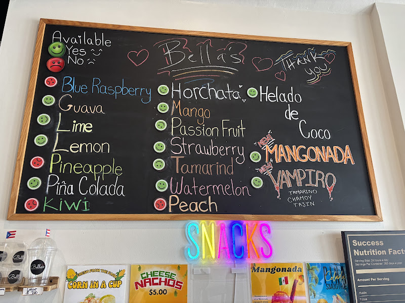 Bella's Helado De Coco & Italian Ice