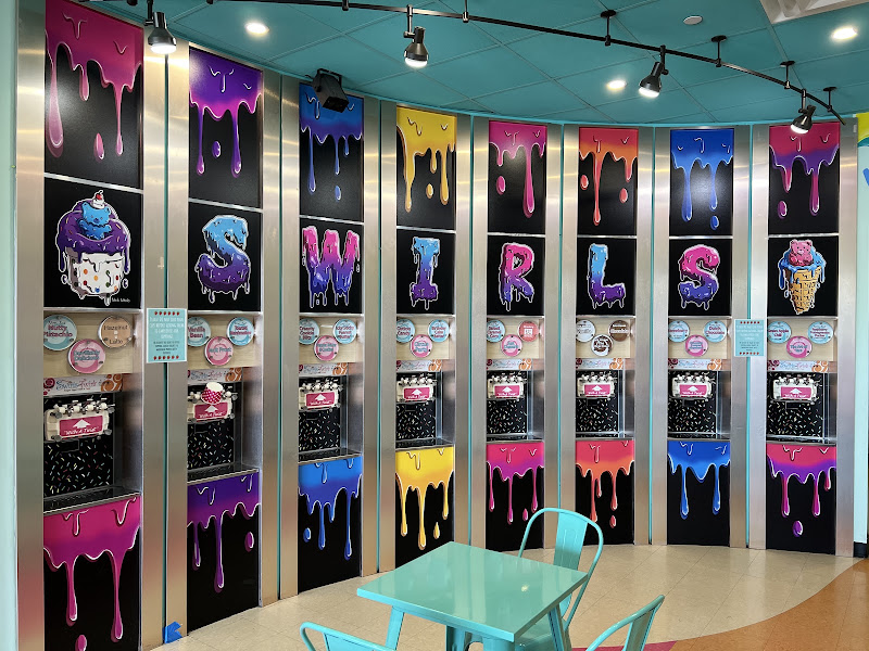 Swirls and Twirls Frozen Yogurt